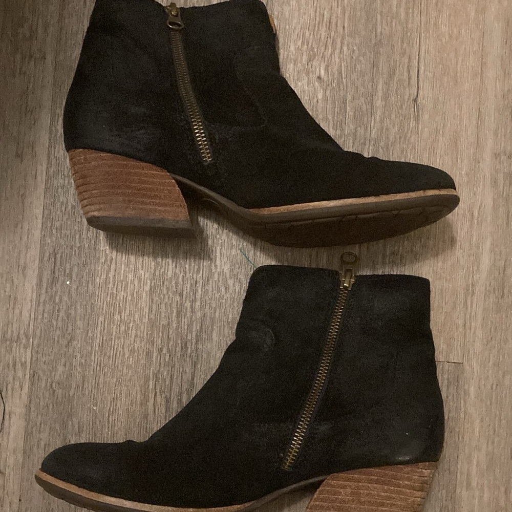 Suede ankle boots - Picture 3 of 4